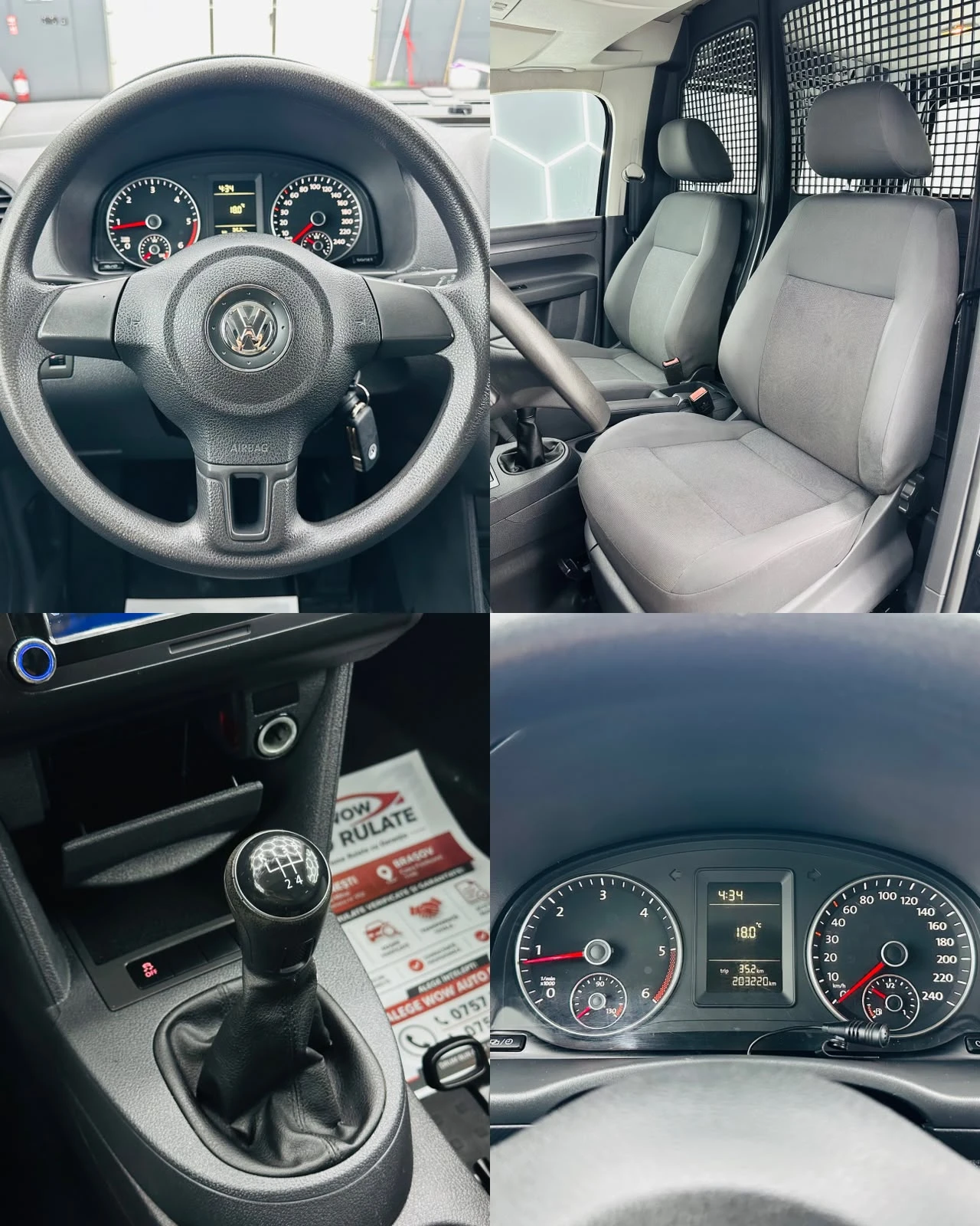 VOLKSWAGEN CADDY 2014 1.6D E5 Garantie 12 Luni Rate Avans 0 Doar Cu Buletinul