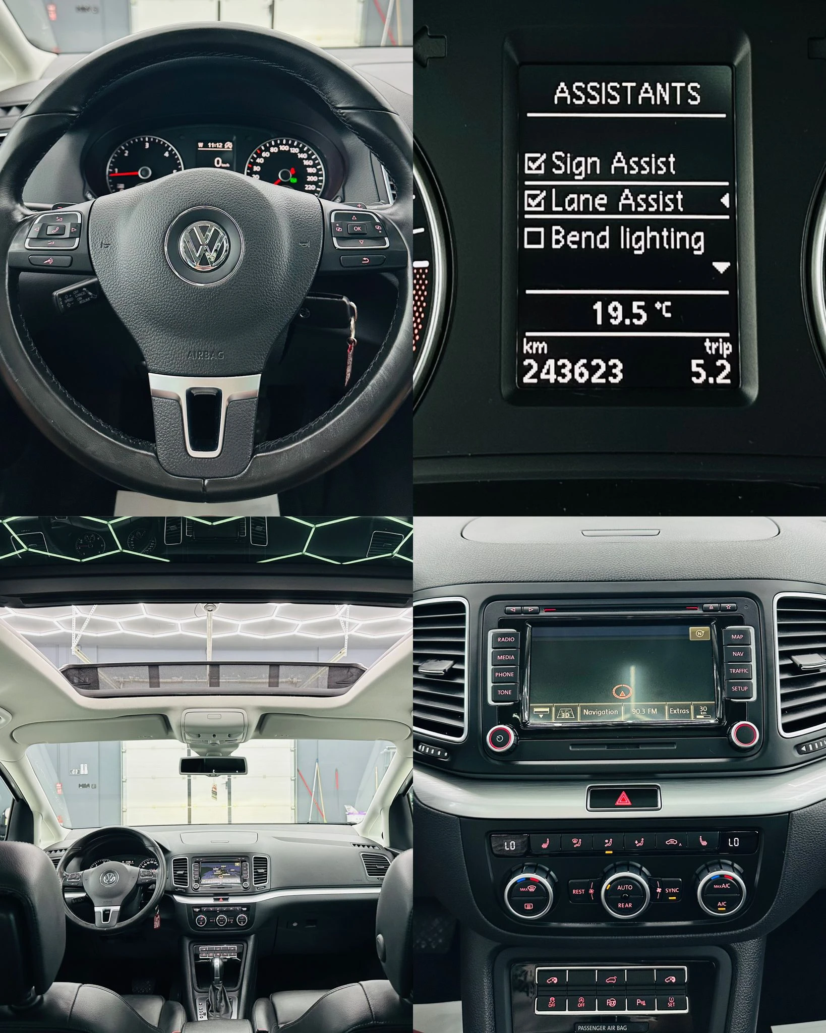 VOLKSWAGEN SHARAN 2014 2.0D E5 Garantie 12 Luni Rate Avans 0 Doar Cu Buletinul